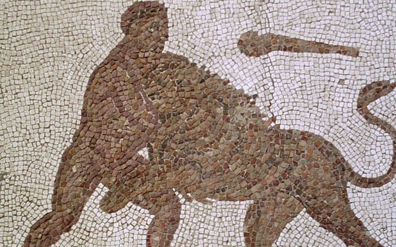 Matar al León de Nemea - Primer trabajo de Hércules