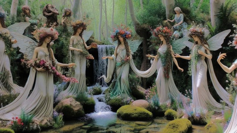 Ninfas Hermosos Esp ritus Femeninos De La Naturaleza Mitolog a De Ninfas Hermosos Esp ritus Femeninos De La Naturaleza Mitolog a De